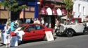 Vintage (Veteran?) cars outside Mitchells, Glasthule